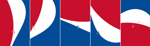 品牌LOGO玩出來了新花樣，百事可樂LOGO賦予新的意義很多品